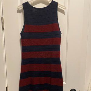 LOFT striped wool dress